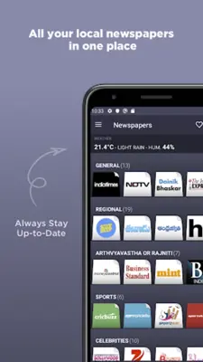 India Newspapers android App screenshot 8